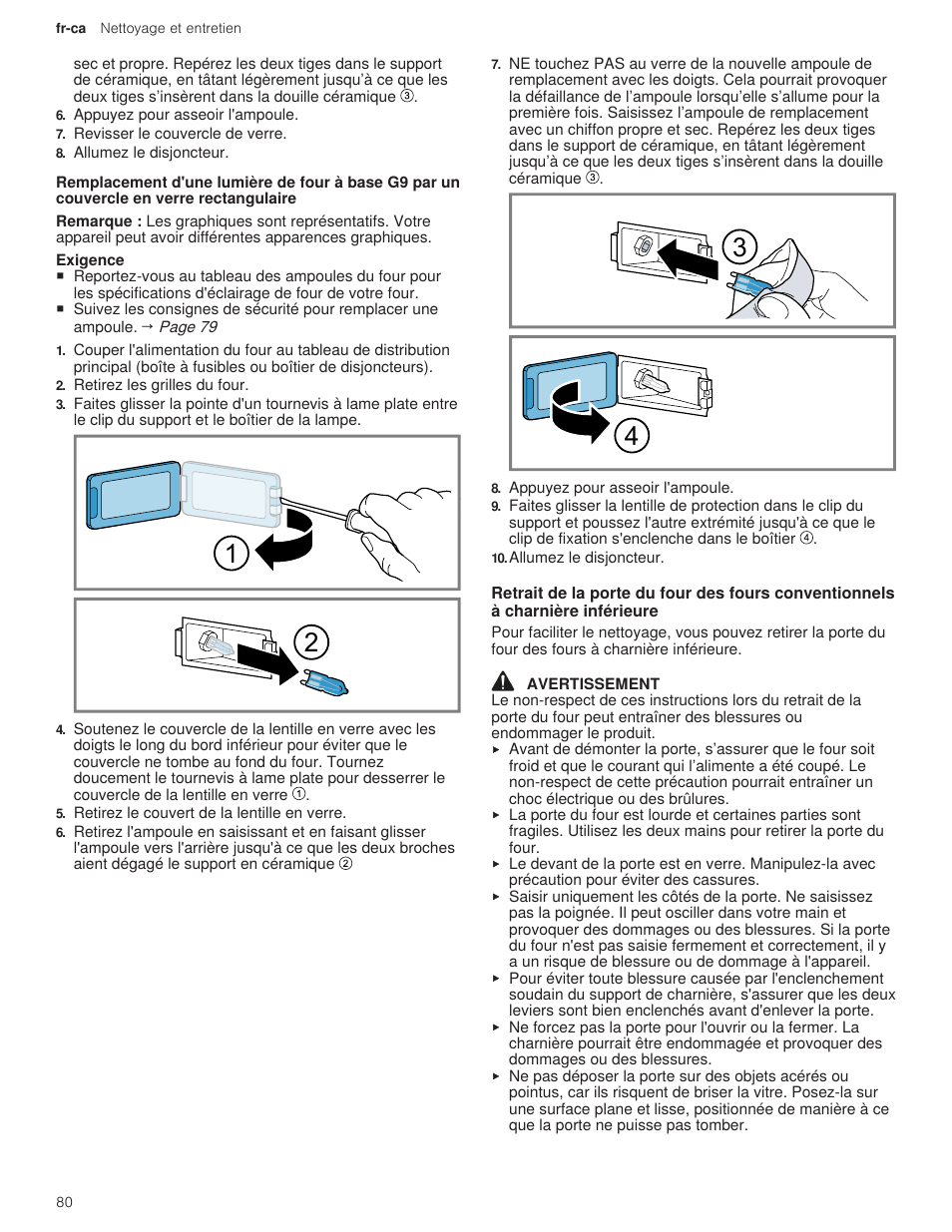 Bosch 500 Series 30 Inch Double Speed Combination Electric Wall Oven Use and Care Manual User Manual | Page 80 / 96