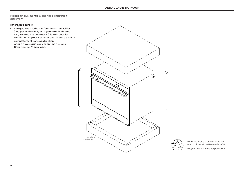 Important | Fisher & Paykel Series 9 Professional Series 30 Inch Double Convection Smart Electric Wall Oven Installation Guide User Manual | Page 22 / 28