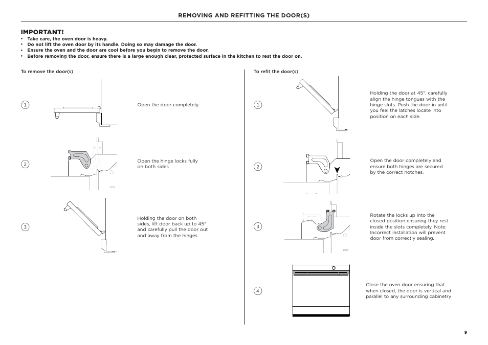 Fisher & Paykel Series 9 Professional Series 30 Inch Double Convection Smart Electric Wall Oven Installation Guide User Manual | Page 9 / 28