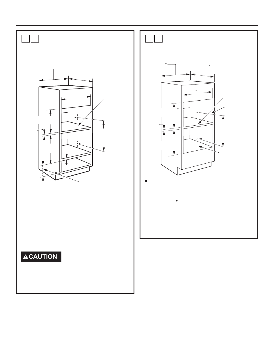 Installation instructions, Caution | Monogram Statement Series 30 Inch Single Steam Electric Wall Oven Install Guide User Manual | Page 7 / 30