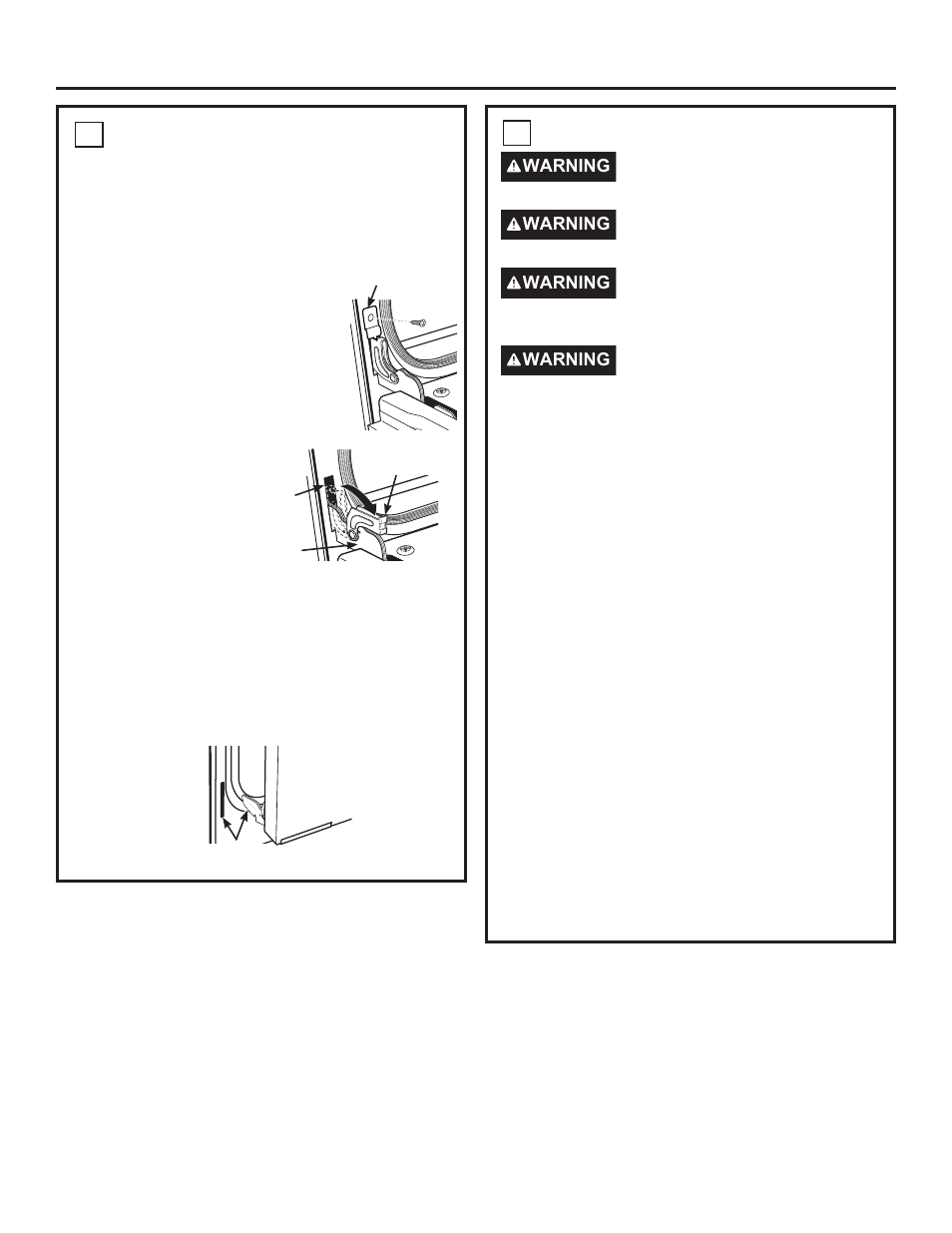 Installation instructions, 3 door removal, 4 electrical requirements | Monogram Statement Series 30 Inch Single Steam Electric Wall Oven Install Guide User Manual | Page 9 / 30