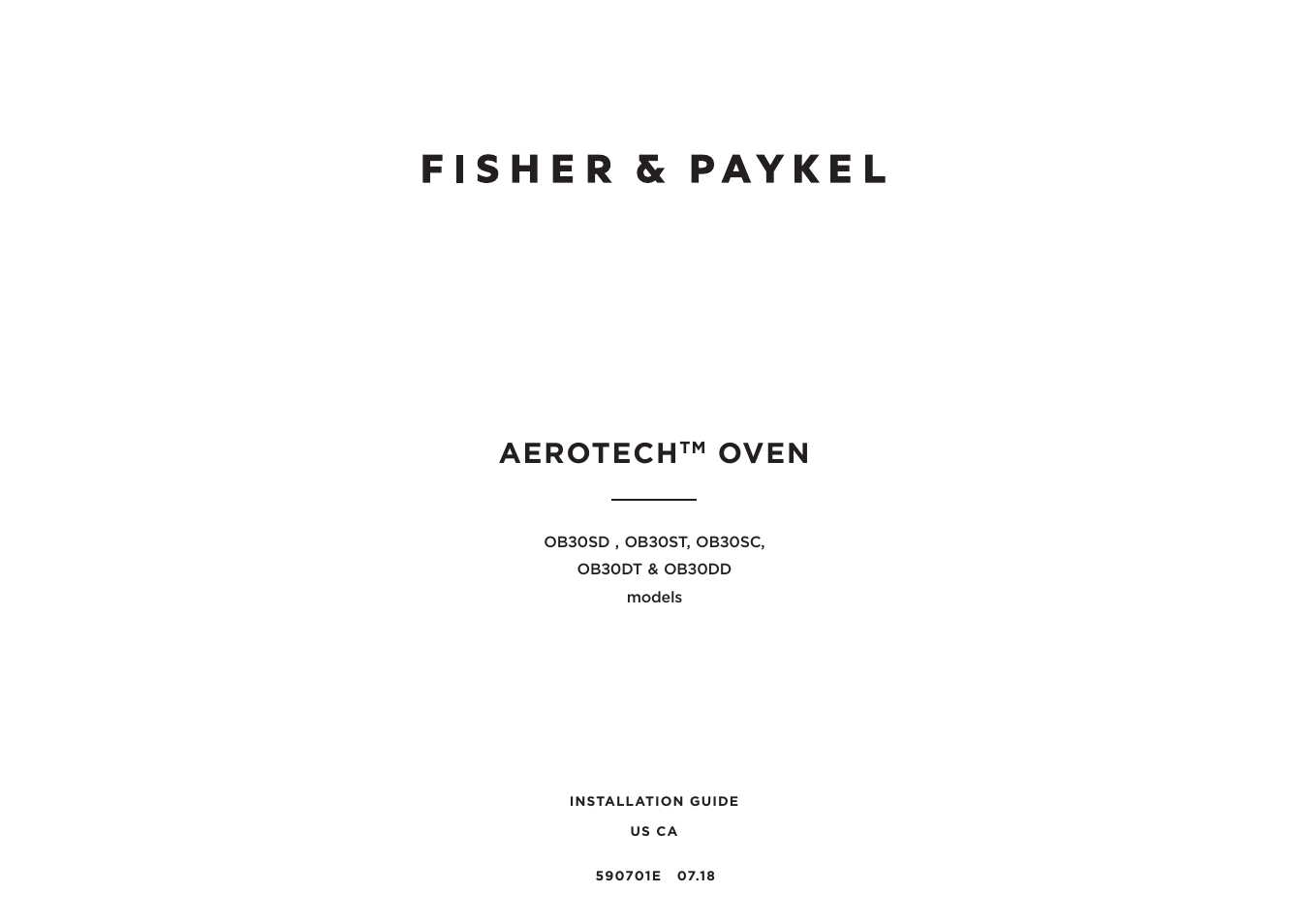 Fisher & Paykel Series 7 Contemporary Series 30 Inch Single Electric Wall Oven Installation Guide User Manual | 24 pages