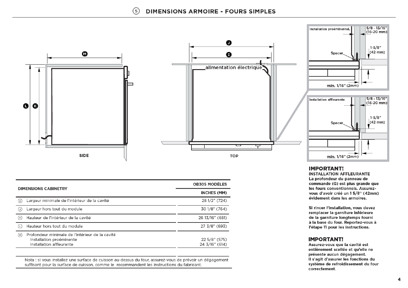 Fisher & Paykel Series 7 Contemporary Series 30 Inch Single Electric Wall Oven Installation Guide User Manual | Page 18 / 24