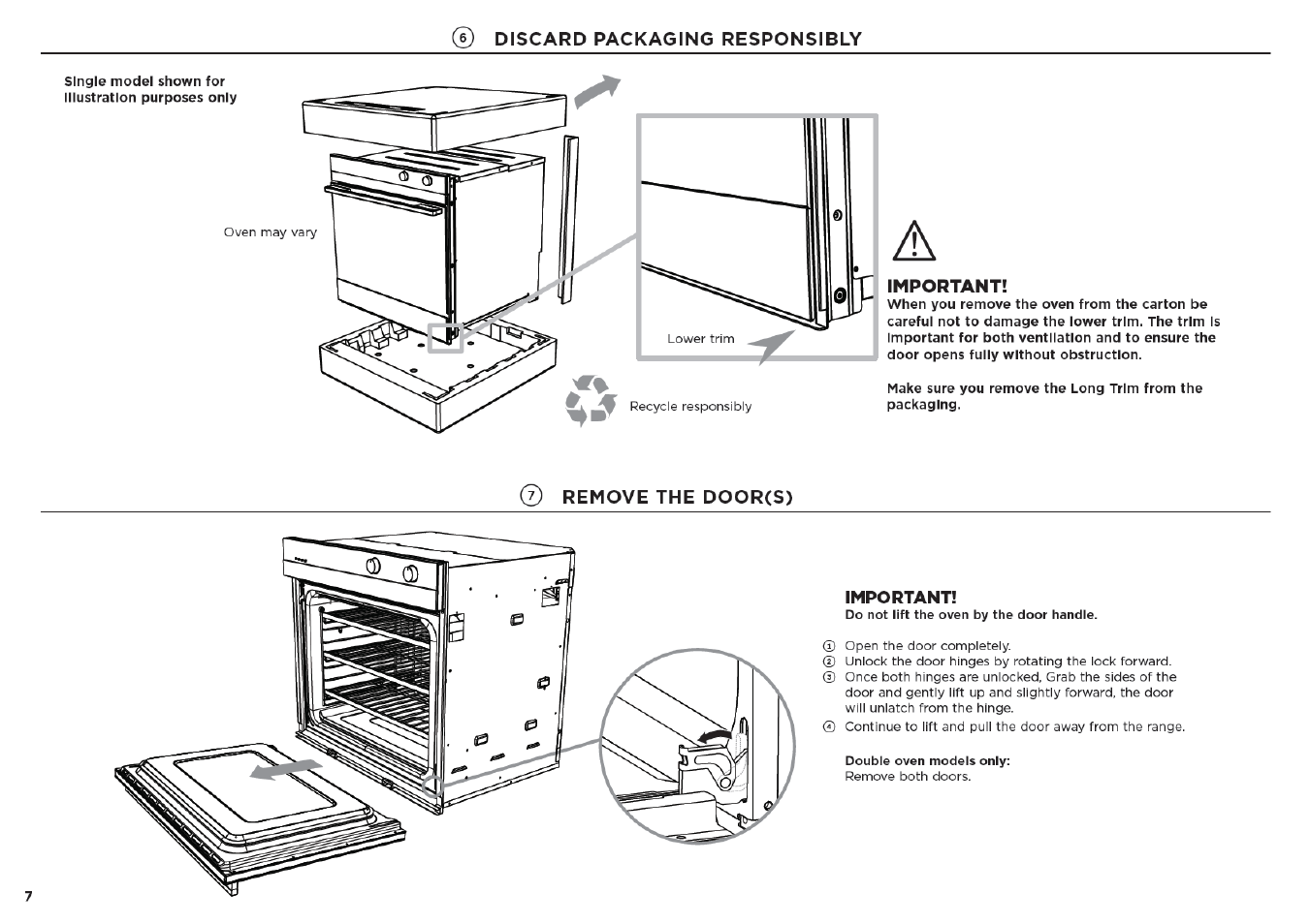 Fisher & Paykel Series 7 Contemporary Series 30 Inch Single Electric Wall Oven Installation Guide User Manual | Page 8 / 24