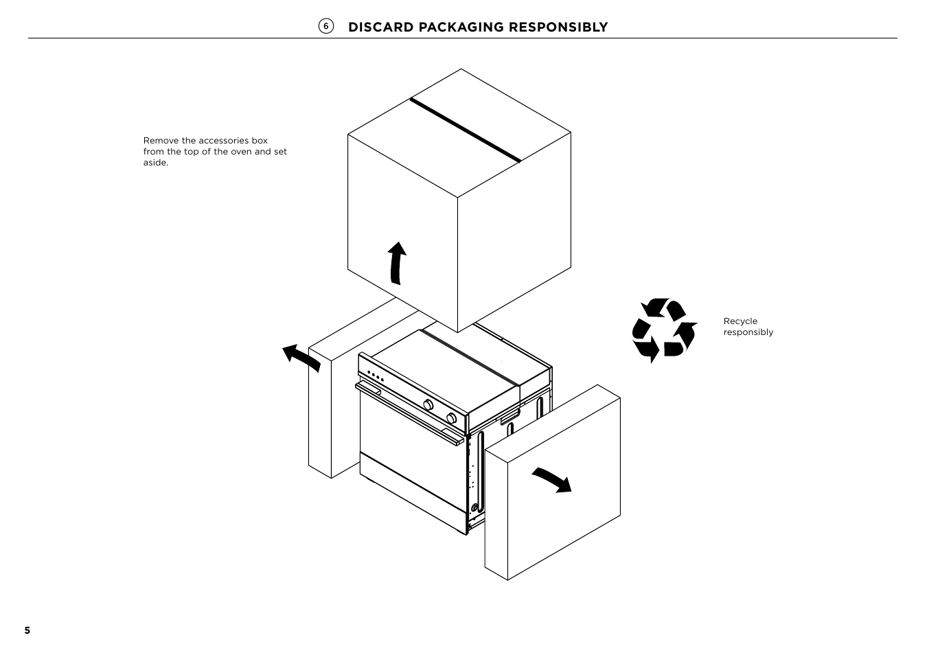 Fisher & Paykel Series 7 Contemporary Series 24 Inch Electric Single Wall Oven Installation Guide User Manual | Page 6 / 20