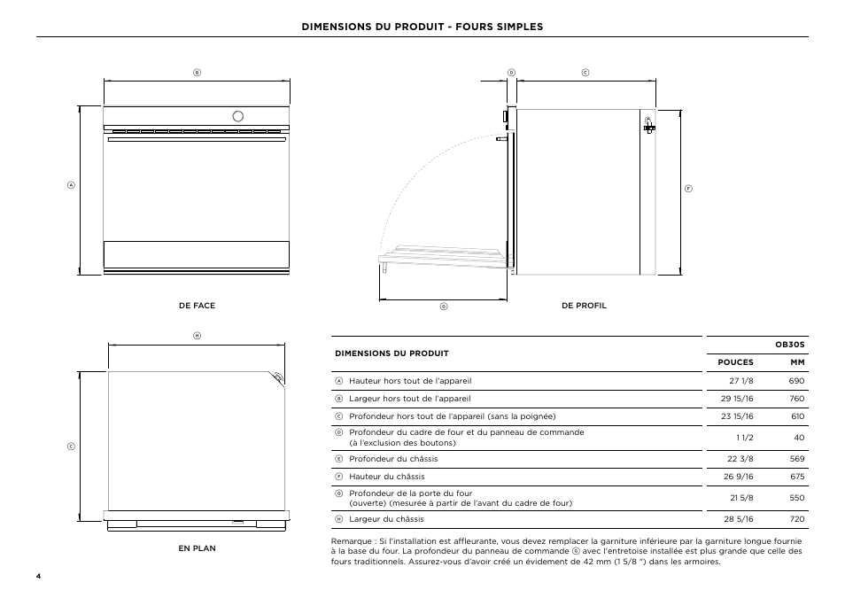 Fisher & Paykel Series 9 Contemporary Series 30 Inch Single Convection Smart Electric Wall Oven Installation Guide User Manual | Page 18 / 28