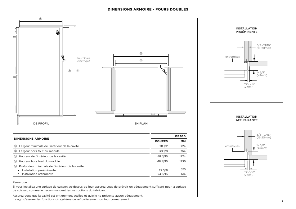 Fisher & Paykel Series 9 Contemporary Series 30 Inch Single Convection Smart Electric Wall Oven Installation Guide User Manual | Page 21 / 28