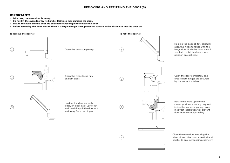 Fisher & Paykel Series 9 Contemporary Series 30 Inch Single Convection Smart Electric Wall Oven Installation Guide User Manual | Page 9 / 28