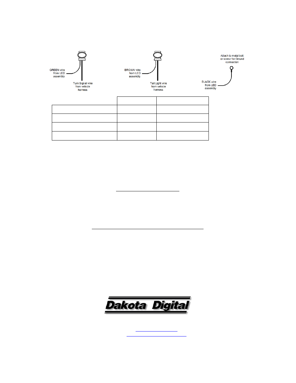 Dakota Digital LED Tail Lights for 1969 Chevelle LAT-NR310 User Manual | Page 3 / 3