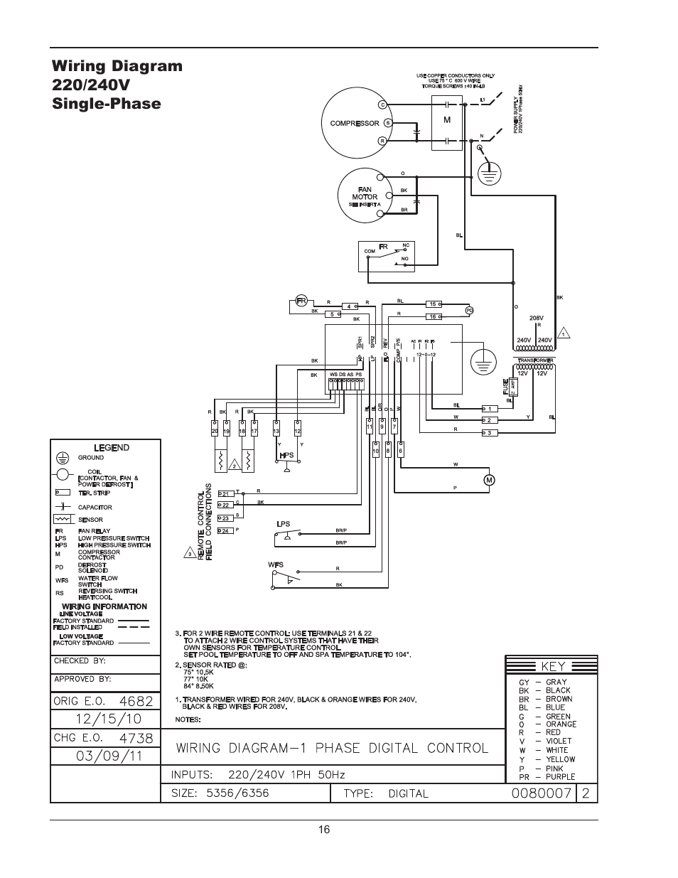 Plumbing diagram, Plumbing diagrams | Energy Tech Laboratories 5358 User Manual | Page 16 / 20