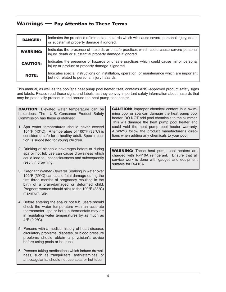 Warnings | Energy Tech Laboratories 5358 User Manual | Page 4 / 20