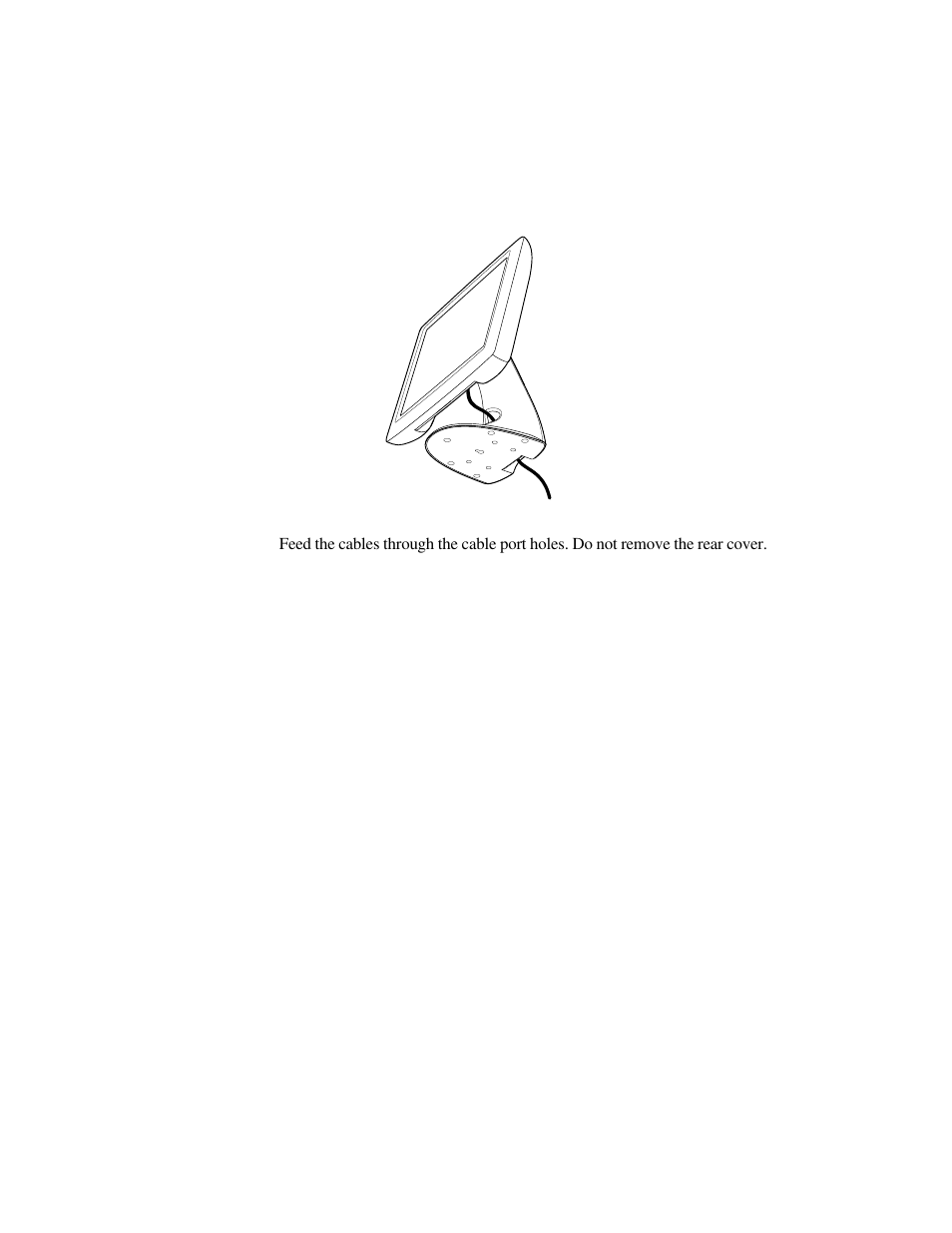 Step 1-routing the cables | Elo TouchSystems 1825L User Manual | Page 11 / 49