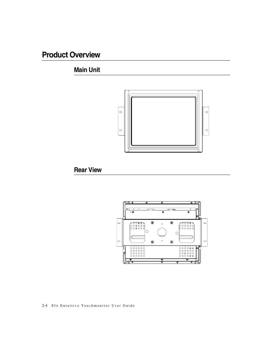 Product overview | Elo TouchSystems 1247L User Manual | Page 9 / 44