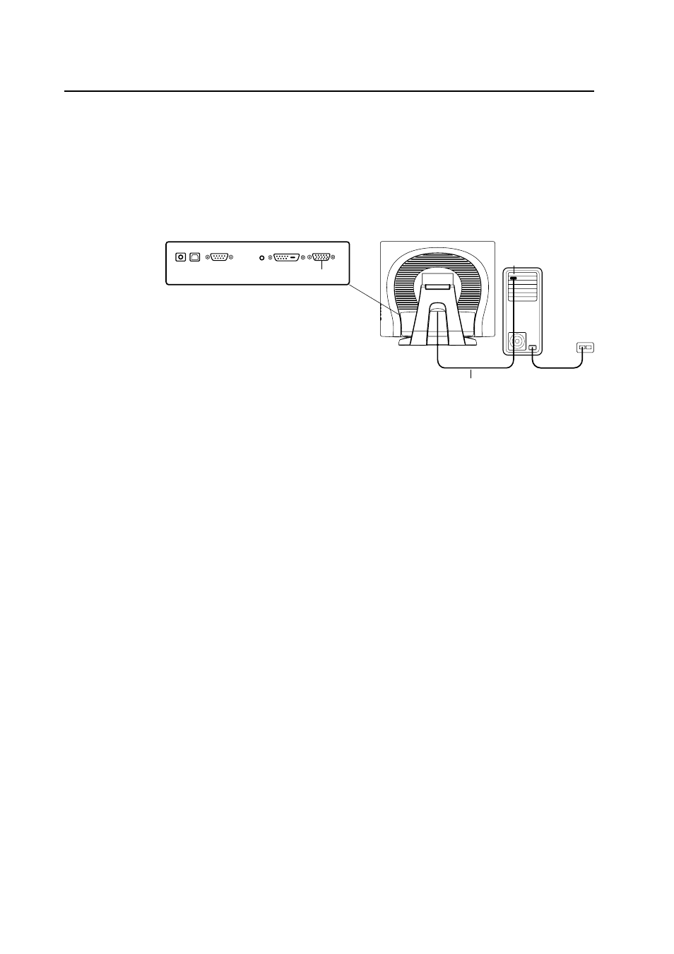 Touch interface connection, Step 1-connecting the video cable | Elo TouchSystems 5000 User Manual | Page 14 / 47