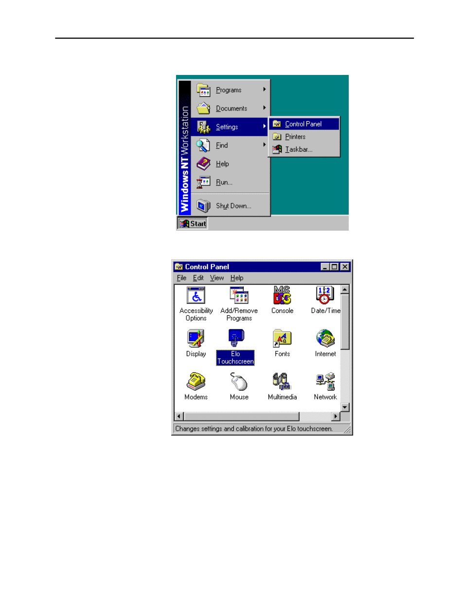 Elo TouchSystems MonitorMouse FOR WINDOWS NT Version 2.0 User Manual | Page 13 / 35