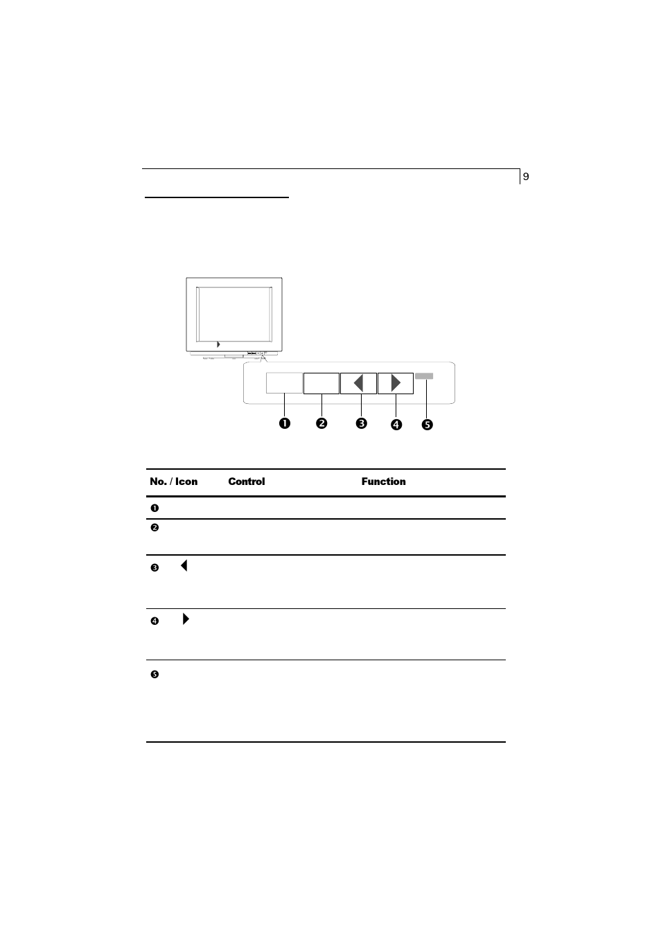 User controls, Front panel controls | Elo TouchSystems 1228L User Manual | Page 10 / 28