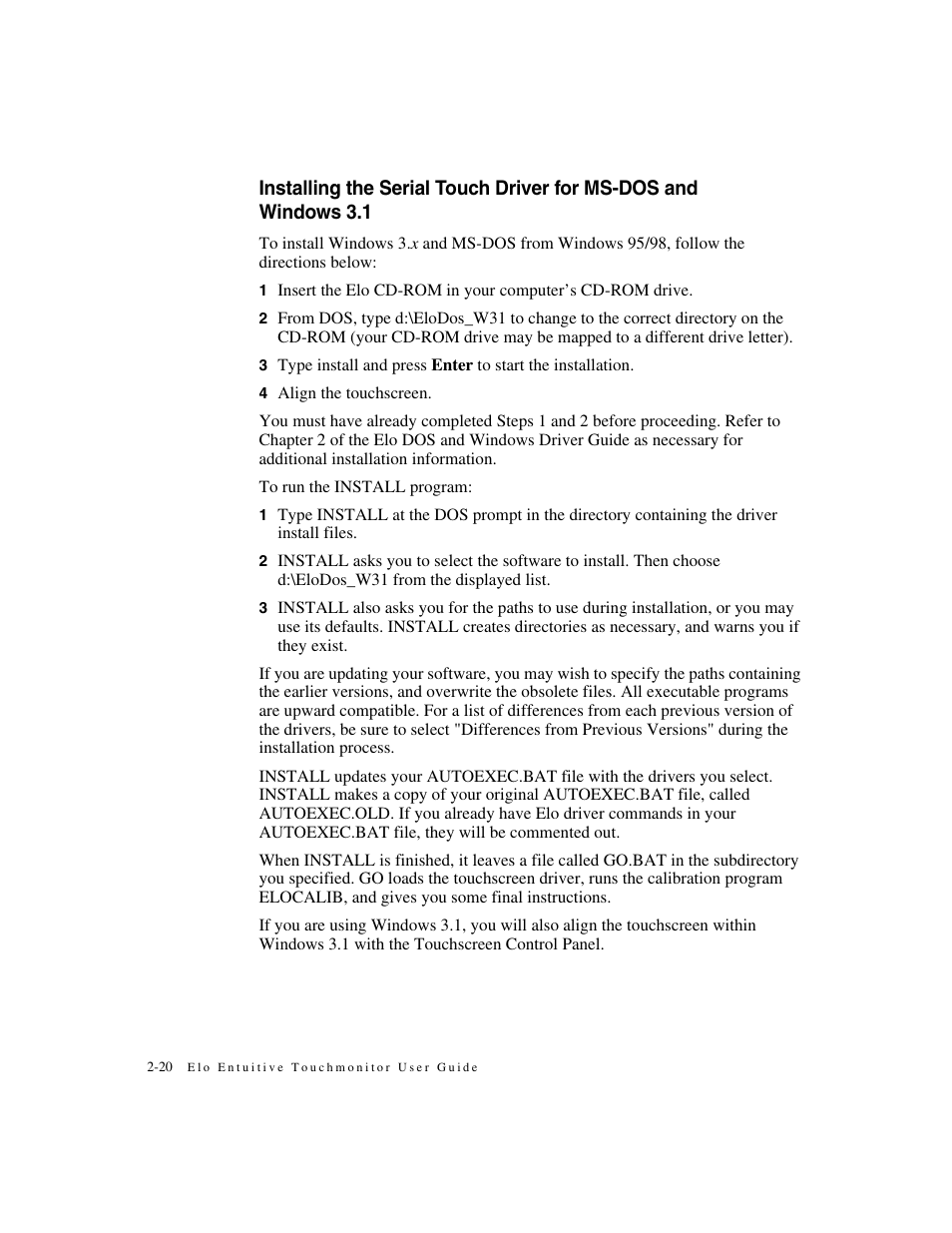 Elo TouchSystems ET1546L-XXWA-X User Manual | Page 25 / 53