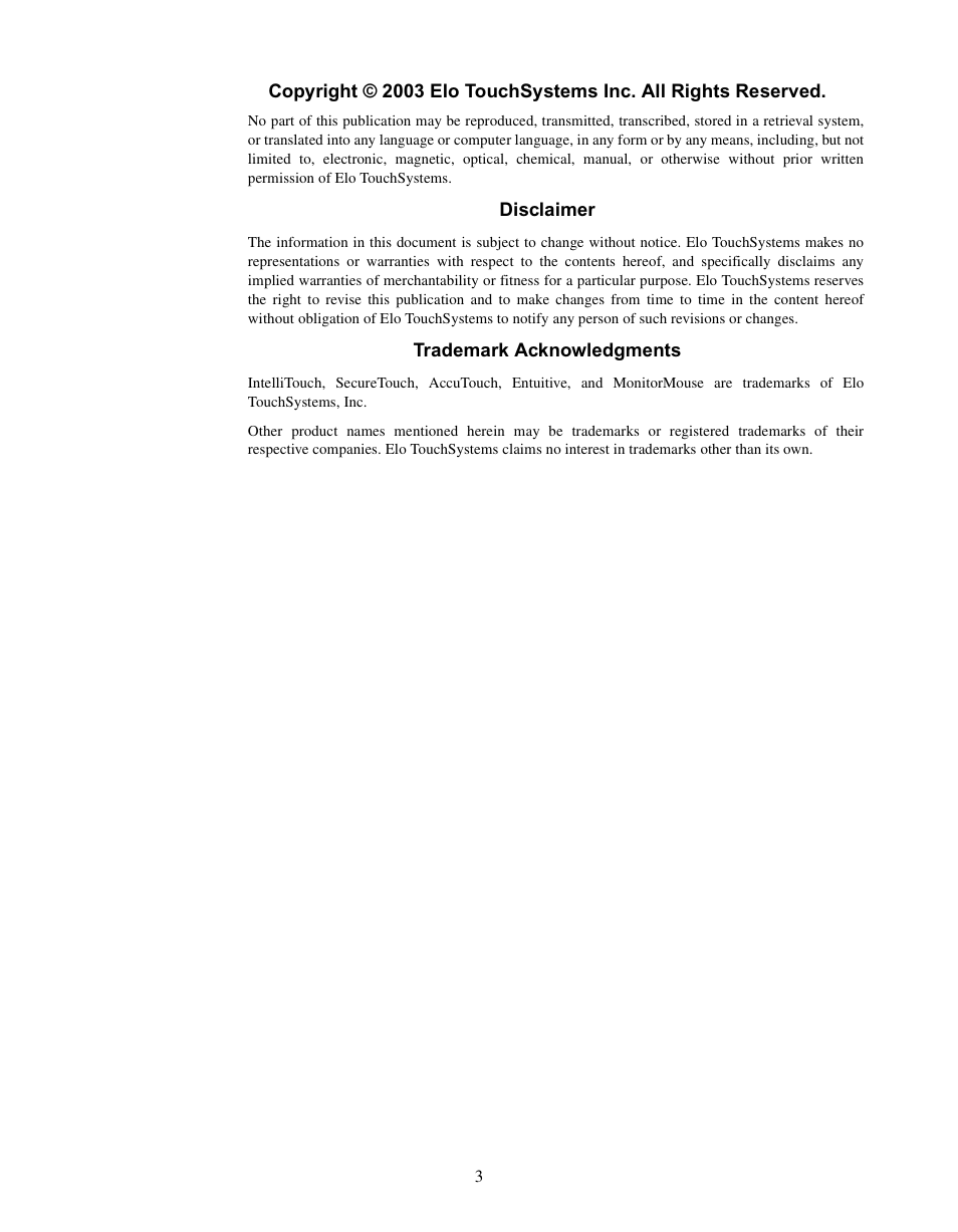 Elo TouchSystems ET1566L-7SWC-1 User Manual | Page 5 / 44