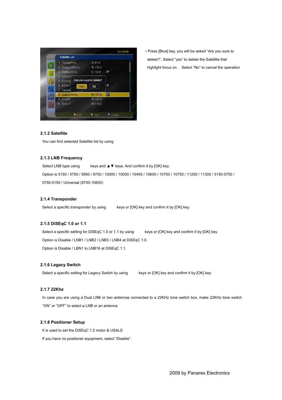 EXPANSYS PANSAT 4500 User Manual | Page 16 / 44