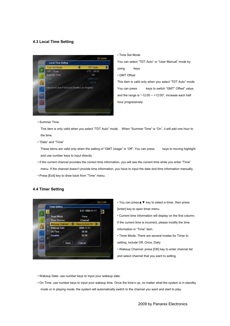 EXPANSYS PANSAT 4500 User Manual | Page 23 / 44