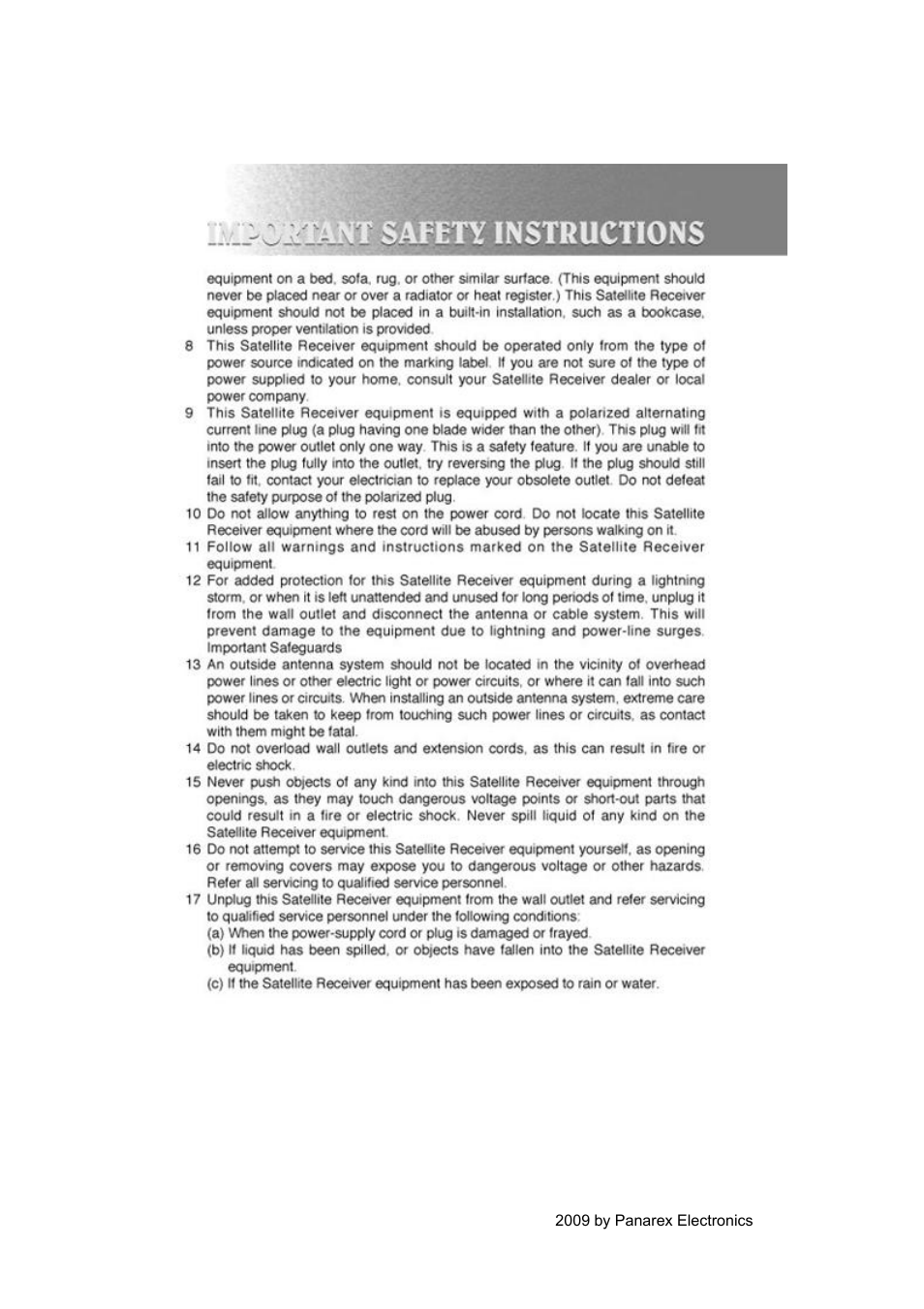 EXPANSYS PANSAT 4500 User Manual | Page 4 / 44