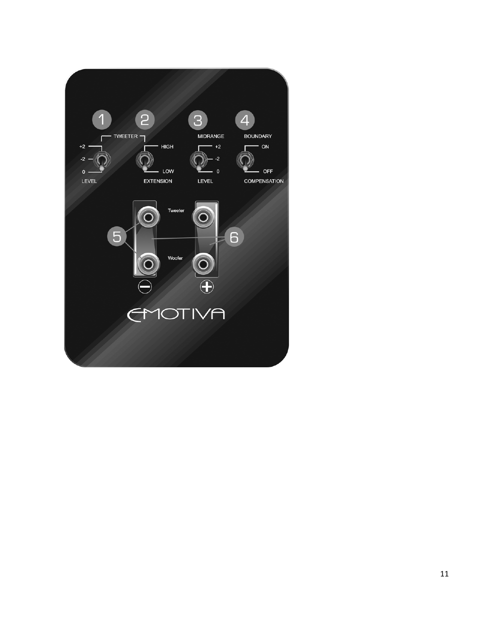 Emotiva ERM-6.2 User Manual | Page 11 / 25