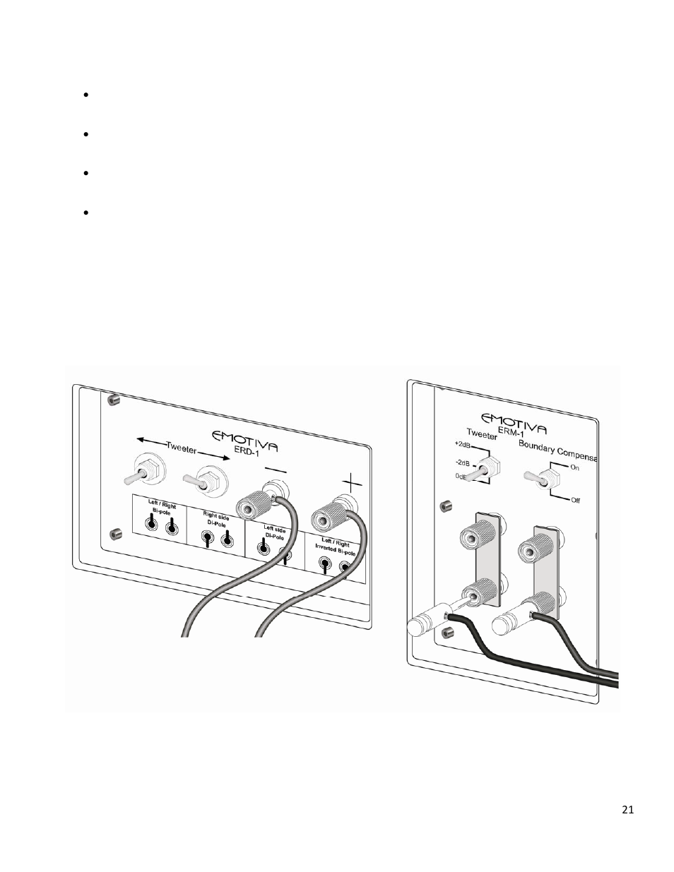 Emotiva ERM-6.2 User Manual | Page 21 / 25