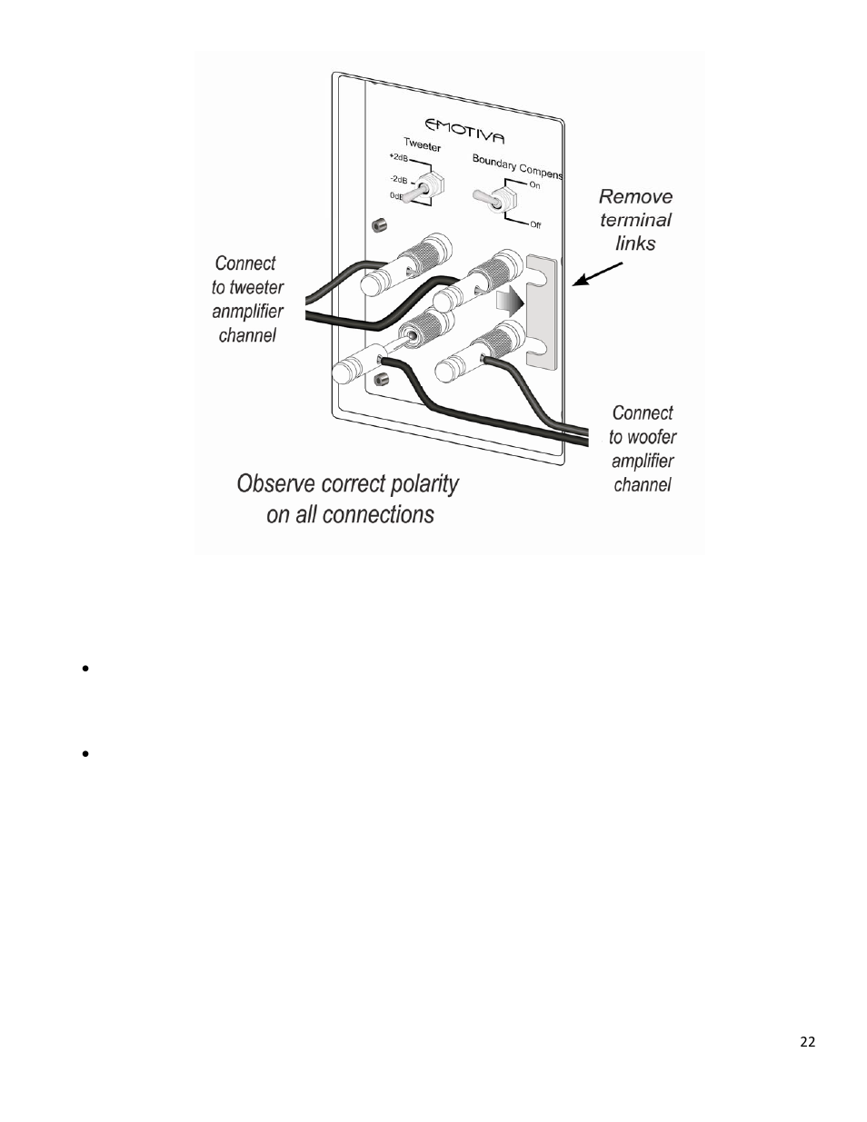 Emotiva ERM-6.2 User Manual | Page 22 / 25