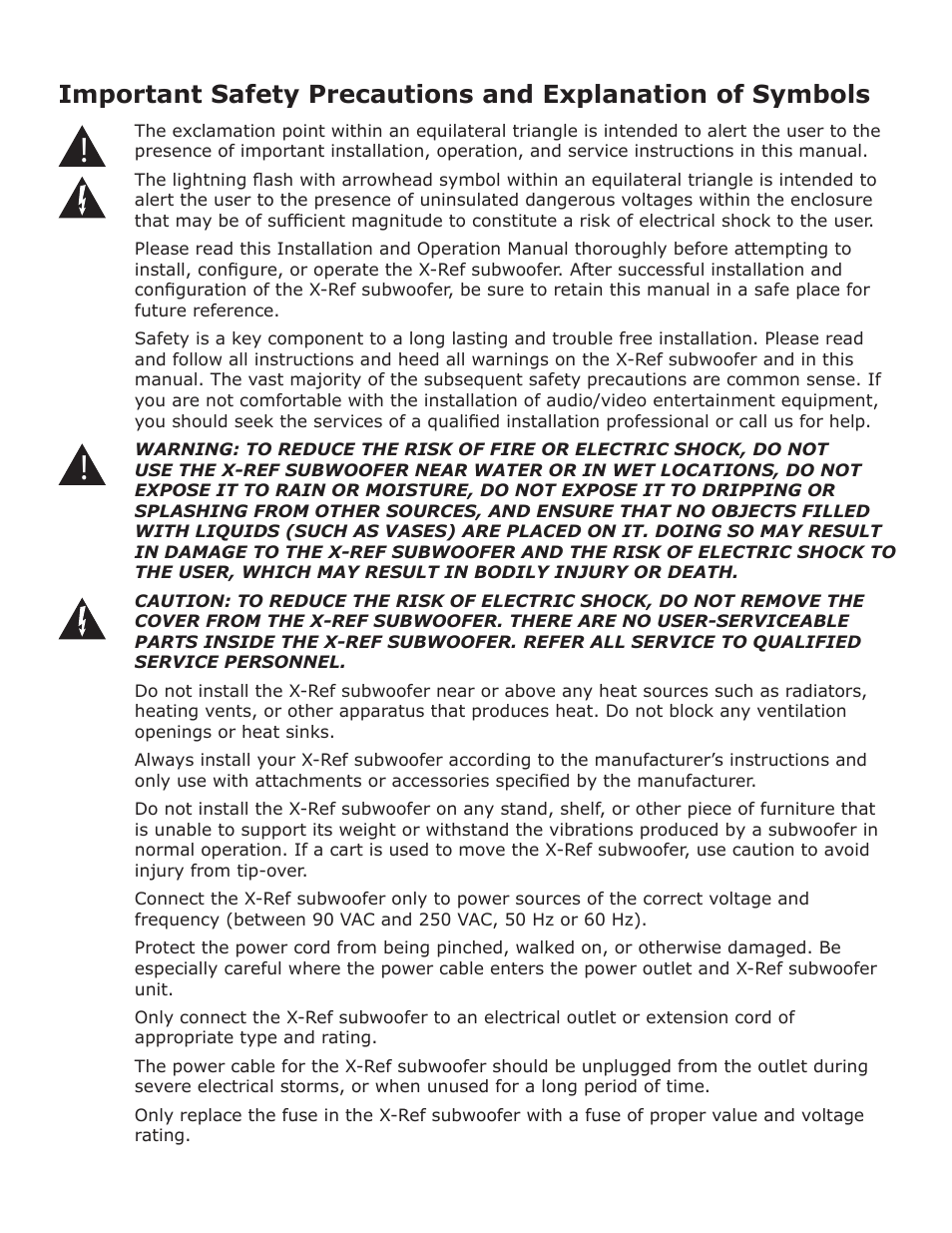Emotiva X-Ref 12 User Manual | Page 3 / 32