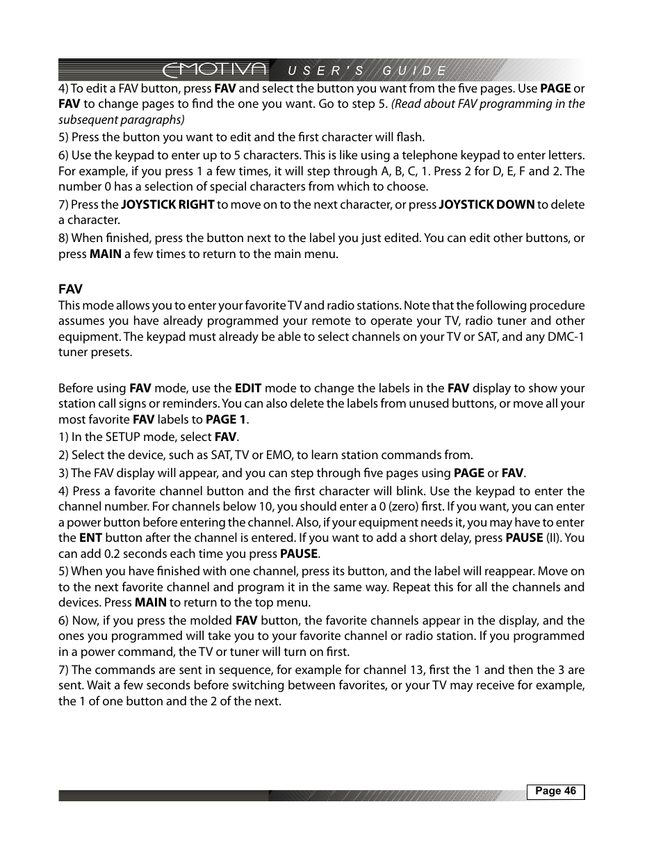Emotiva DMC-1 User Manual | Page 46 / 96