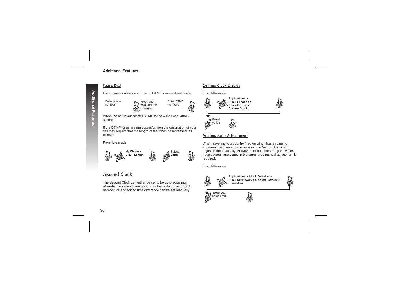 Second clock | Panasonic GD87 User Manual | Page 88 / 114