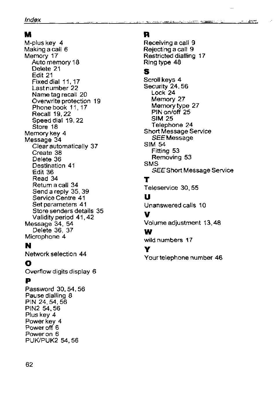 Panasonic G350 User Manual | Page 66 / 68