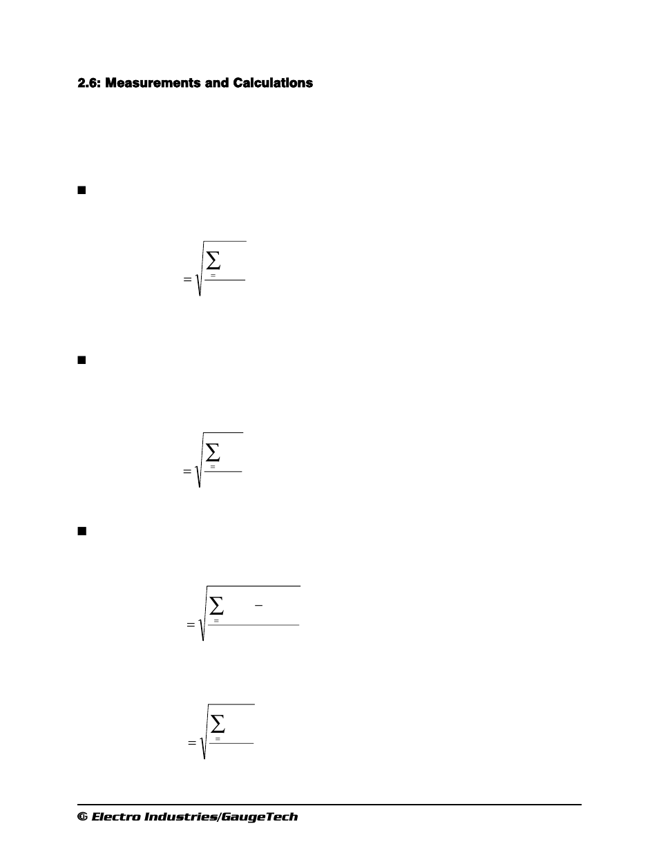 Measurements and calculations, Nv v, Ni i | Nv v v, N v v | Electro-Voice 1252 User Manual | Page 30 / 154