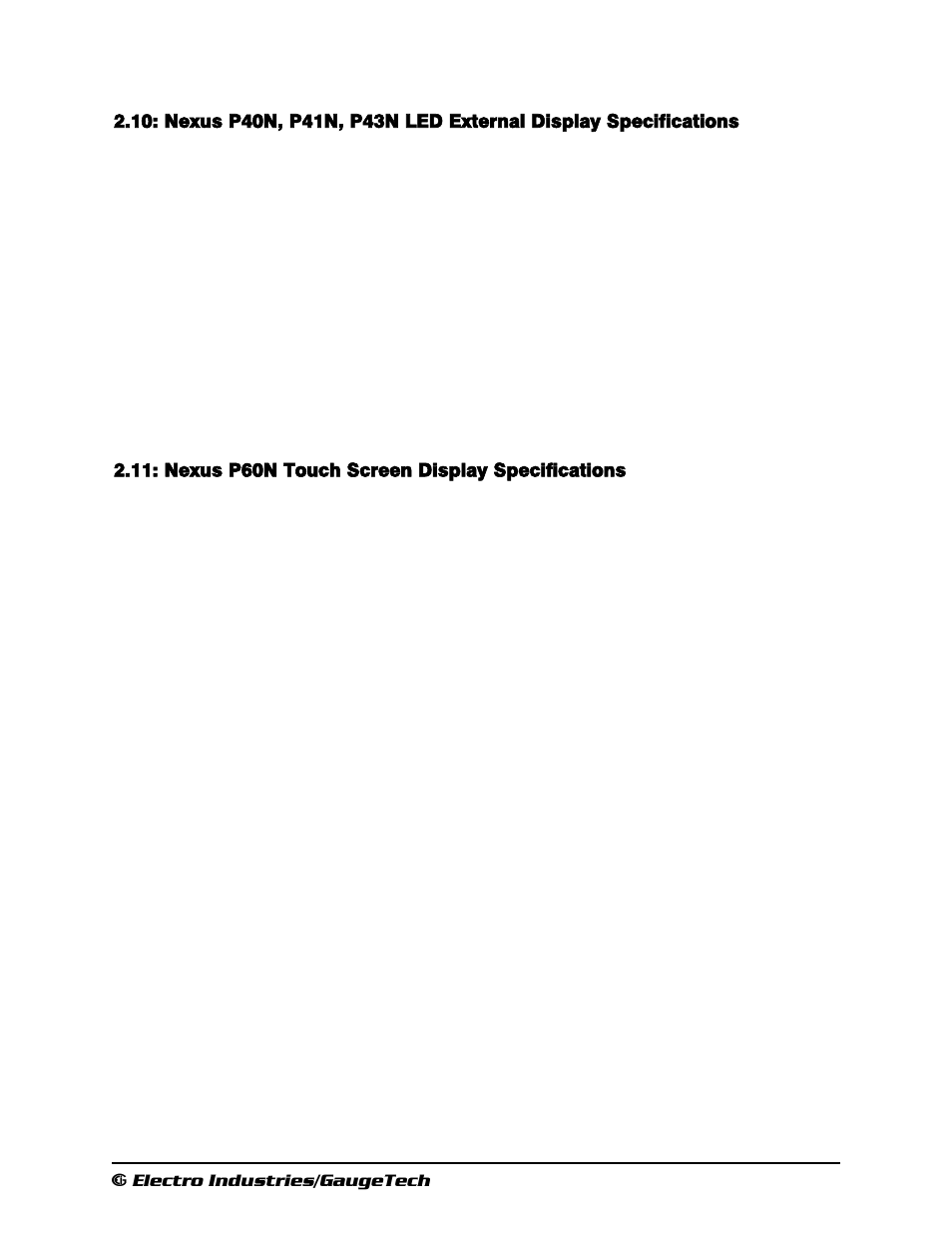 Nexus p60n touch screen display specifications | Electro-Voice 1252 User Manual | Page 38 / 154