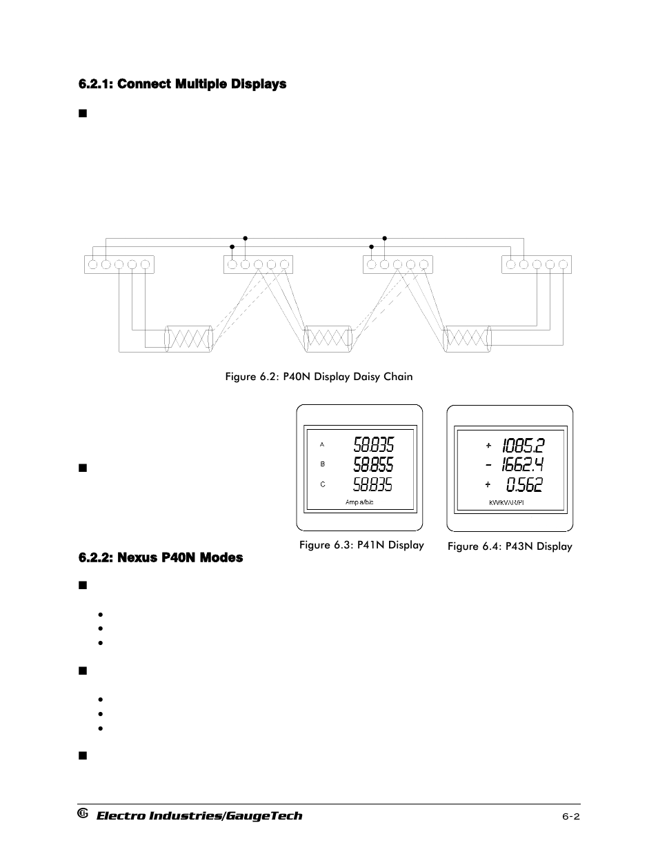 Connect mutliple displays, Nexus p40n modes | Electro-Voice 1252 User Manual | Page 86 / 154