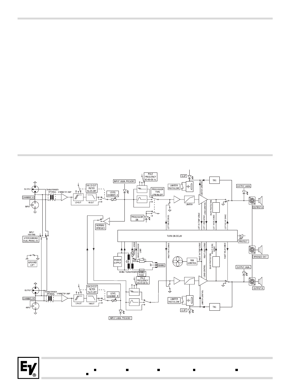 Electro-voice | Electro-Voice P1250 User Manual | Page 4 / 4