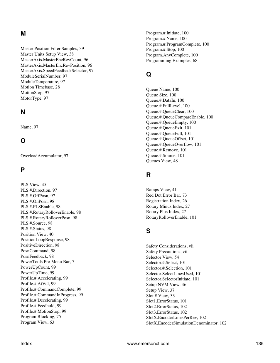 Emerson P/N 400361-00 User Manual | Page 149 / 152
