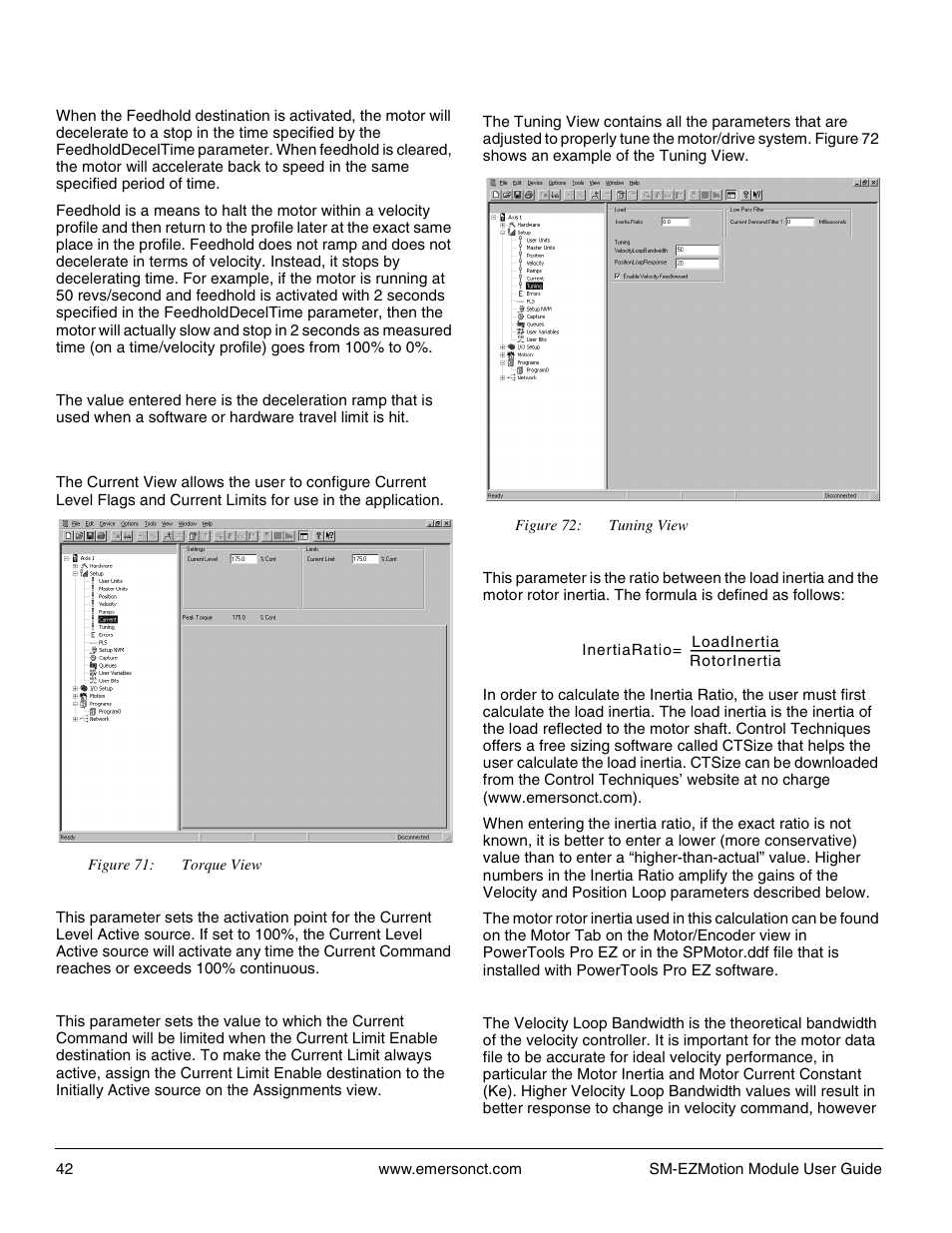 7 current view, 8 tuning view, 7 current view 7.3.8 tuning view | Emerson P/N 400361-00 User Manual | Page 56 / 152