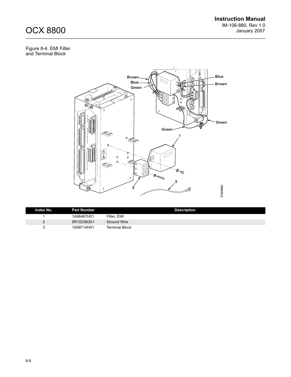 Ocx 8800, Instruction manual | Emerson ROSEMOUNT OCX 8800 User Manual | Page 118 / 164