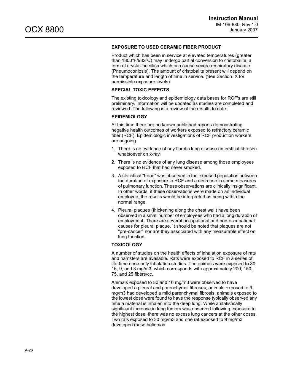 Ocx 8800 | Emerson ROSEMOUNT OCX 8800 User Manual | Page 146 / 164