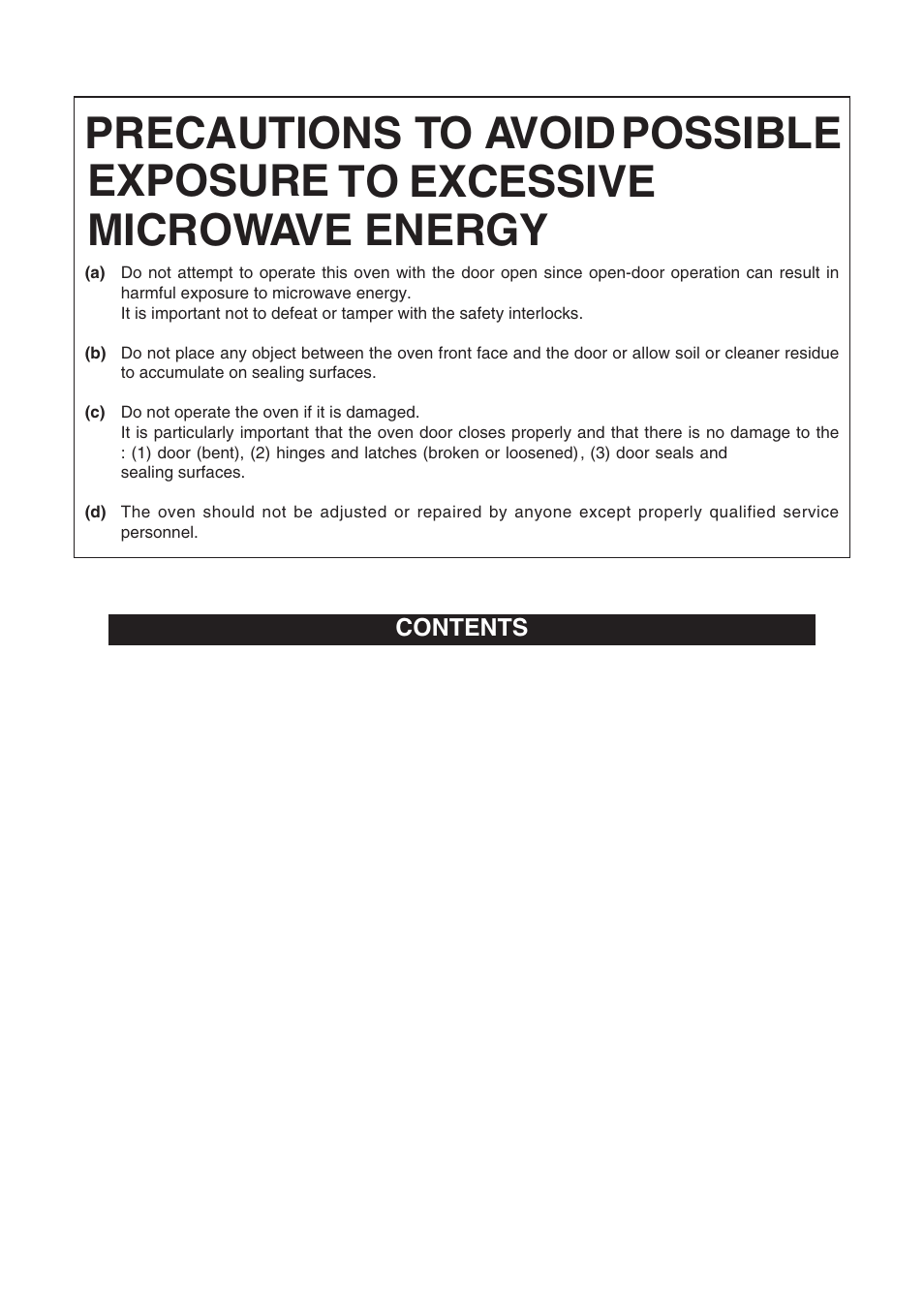 Emerson MW8999SB User Manual | Page 2 / 31
