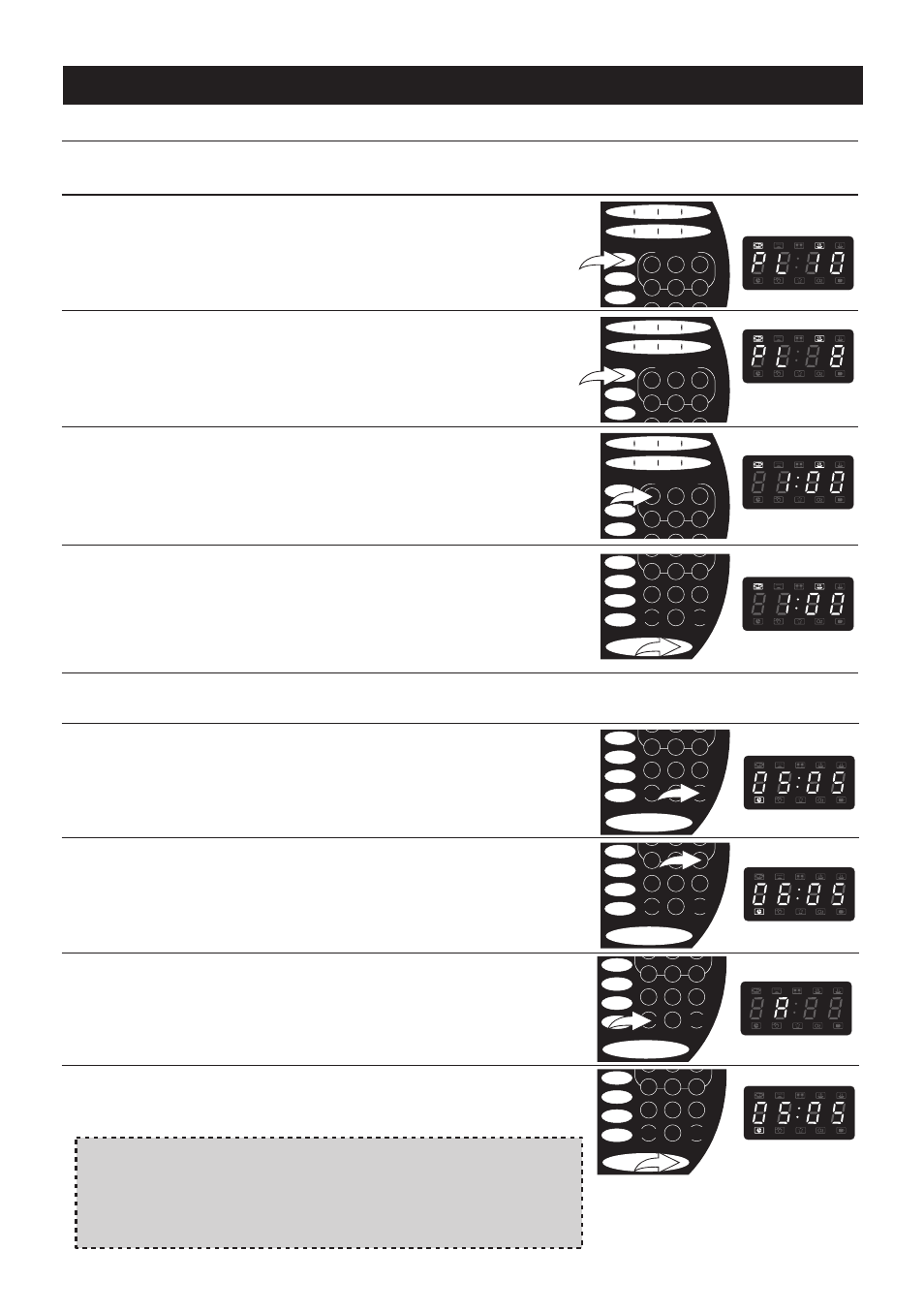 Operation(continued) | Emerson MW8998B User Manual | Page 11 / 31
