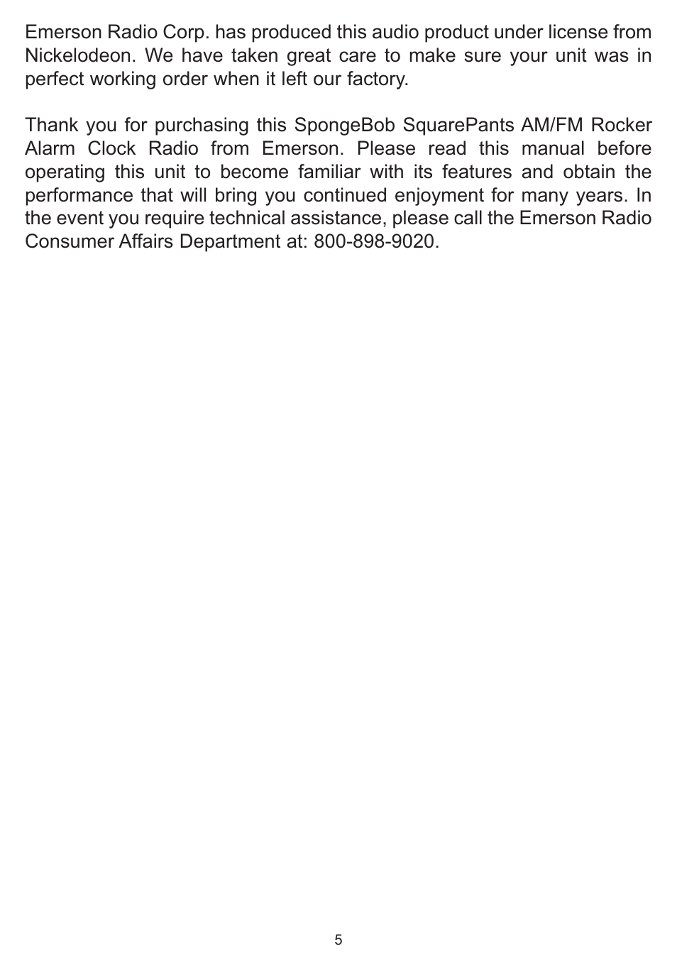 Emerson SB816 User Manual | Page 6 / 16