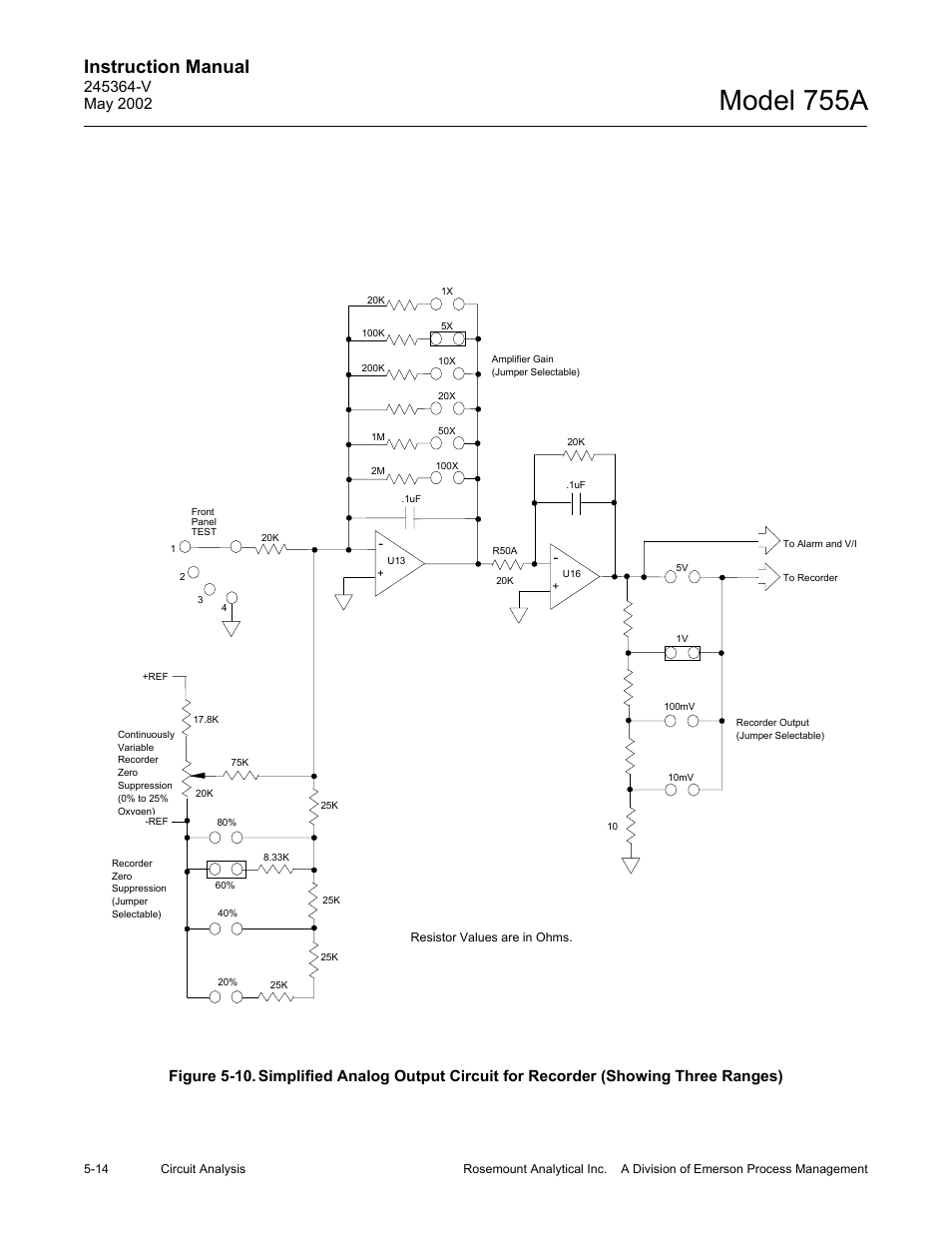 Model 755a, Instruction manual | Emerson 755A User Manual | Page 68 / 90