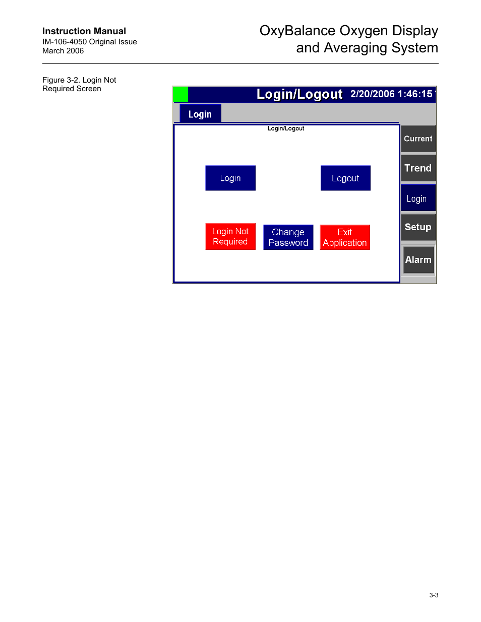 Oxybalance oxygen display and averaging system | Emerson OXYBALANCE IM-106-4050 User Manual | Page 19 / 64