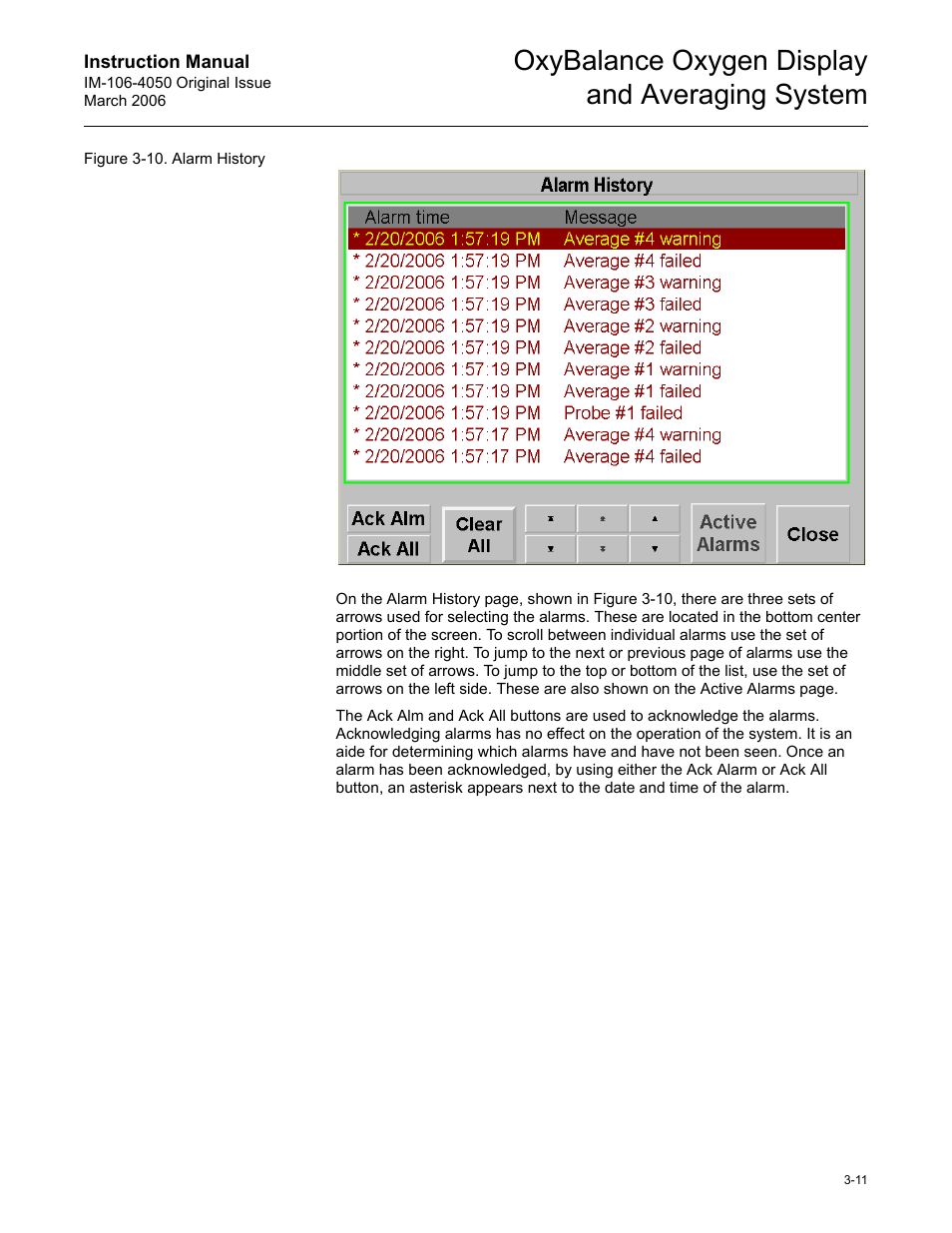 Oxybalance oxygen display and averaging system | Emerson OXYBALANCE IM-106-4050 User Manual | Page 27 / 64