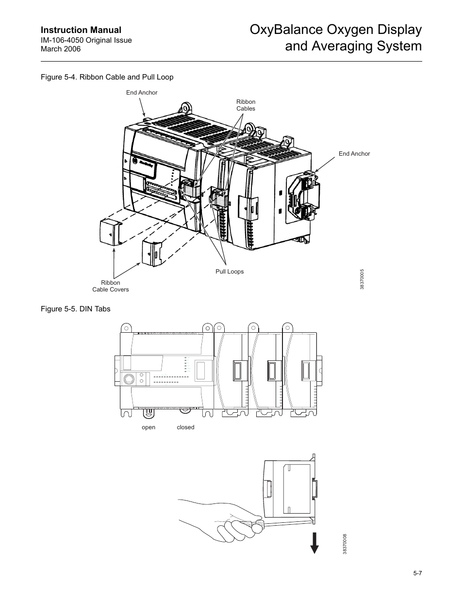 Oxybalance oxygen display and averaging system, Instruction manual | Emerson OXYBALANCE IM-106-4050 User Manual | Page 37 / 64