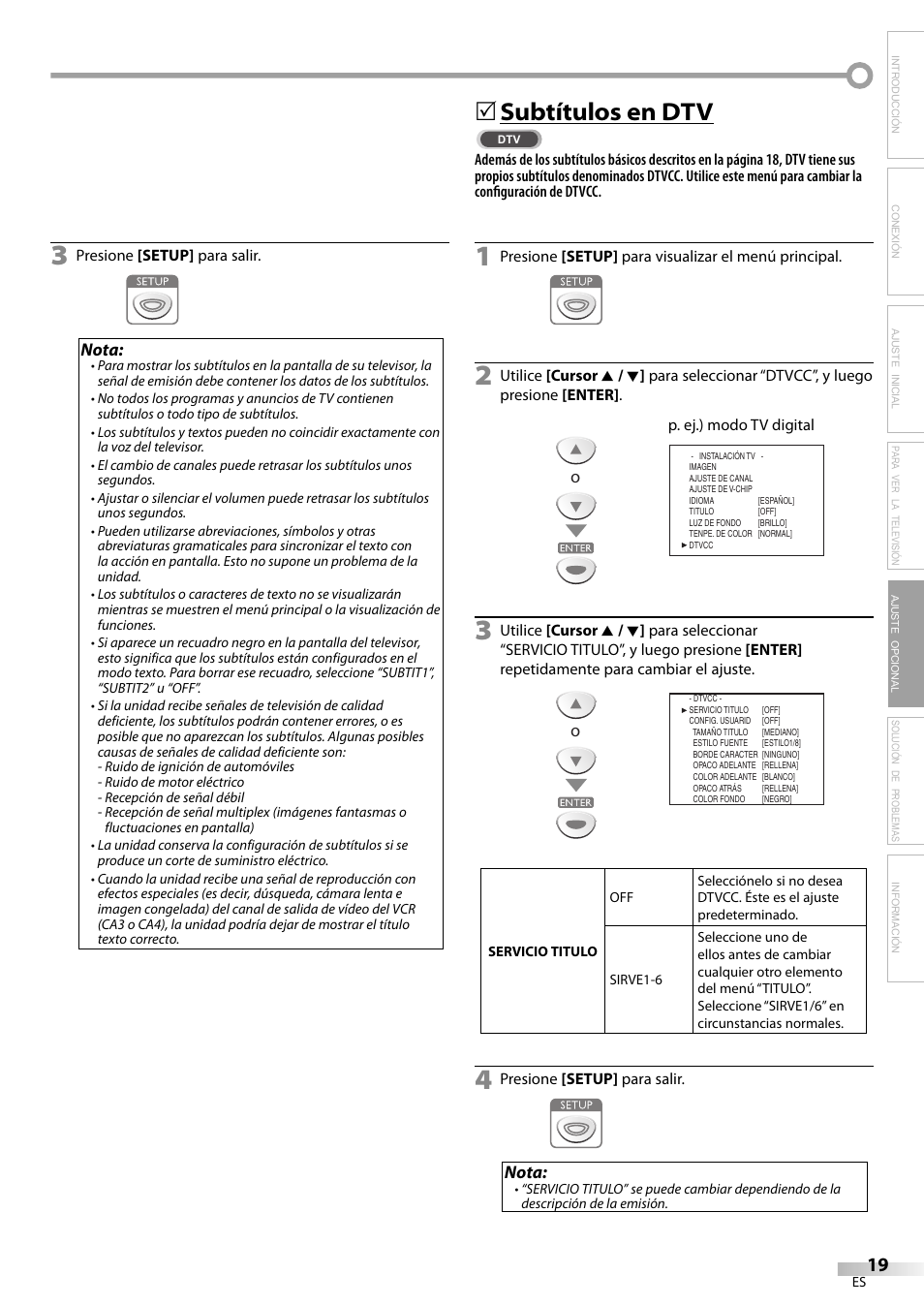 Subtítulos en dtv | Emerson LC195EM82 User Manual | Page 47 / 56