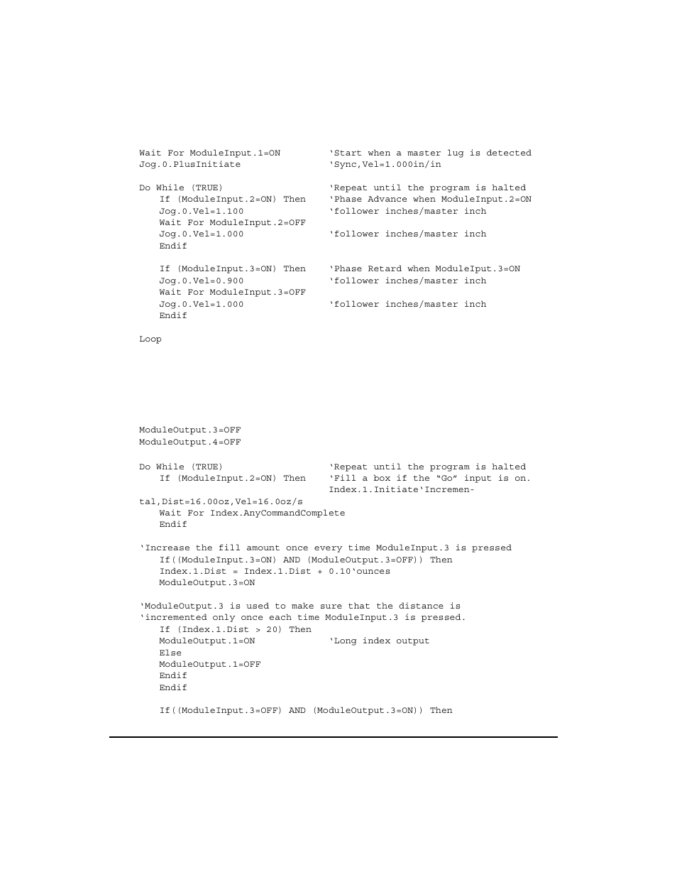 Auger filler with inputs to adjust the fill amount | Emerson FM-3 User Manual | Page 152 / 292
