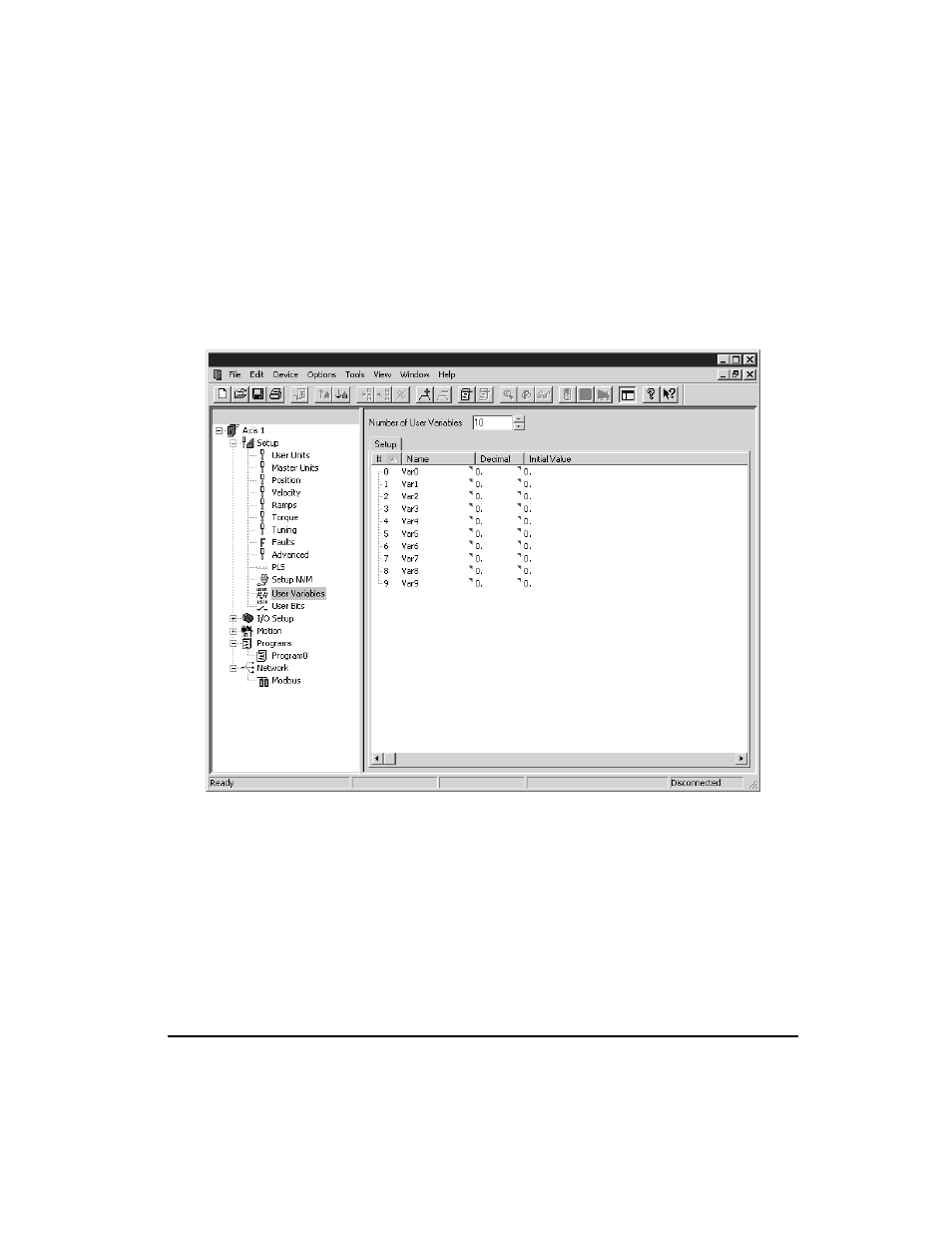 User variables view | Emerson FM-3 User Manual | Page 79 / 292